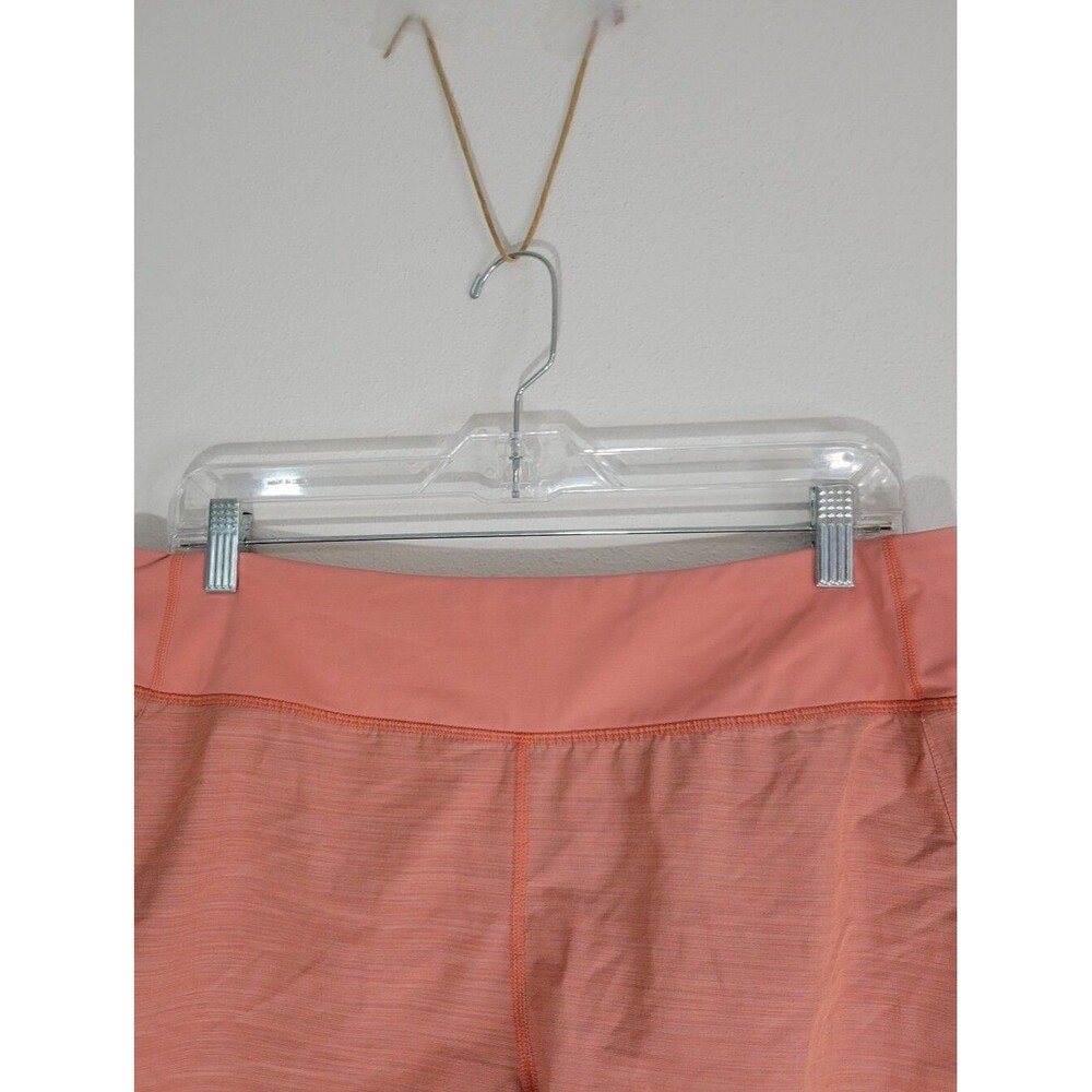 ATHLETA WOMEN SIZE L Coral Peach Active Shorts - Picture 3 of 10